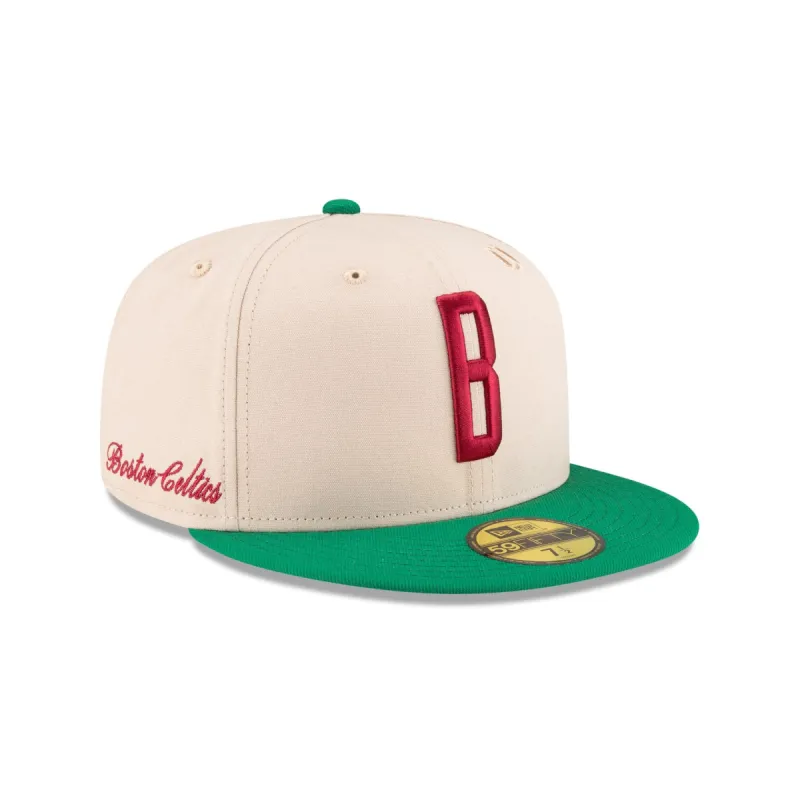 A Tatum Christmas x Boston Celtics Chrome 59FIFTY Fitted Hat sold by New Era