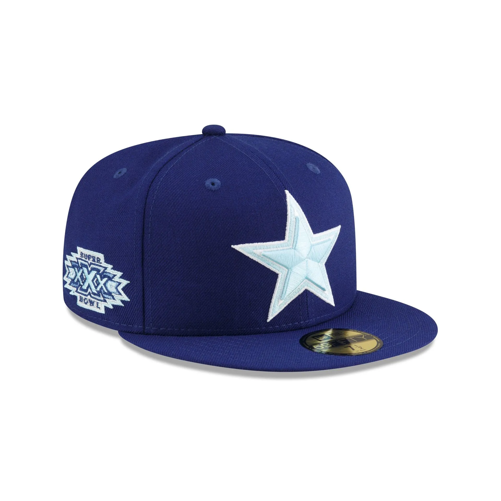 Just Caps Dark Royal Dallas Cowboys 59FIFTY Fitted Hat sold by New Era
