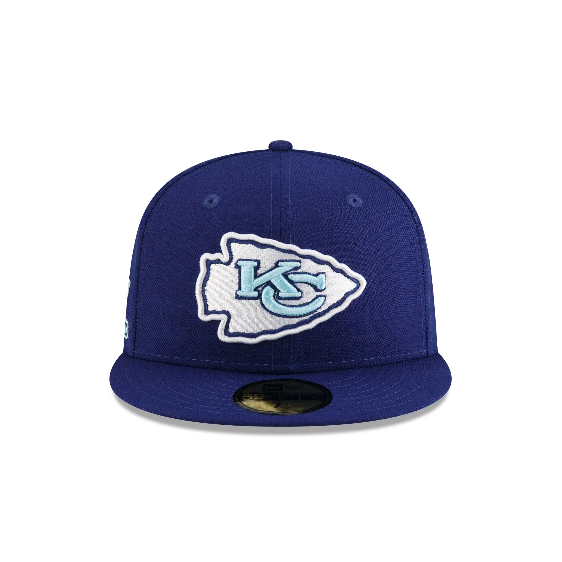 Just Caps Dark Royal Kansas City Chiefs 59FIFTY Fitted Hat sold by New Era product image thumbnail 2