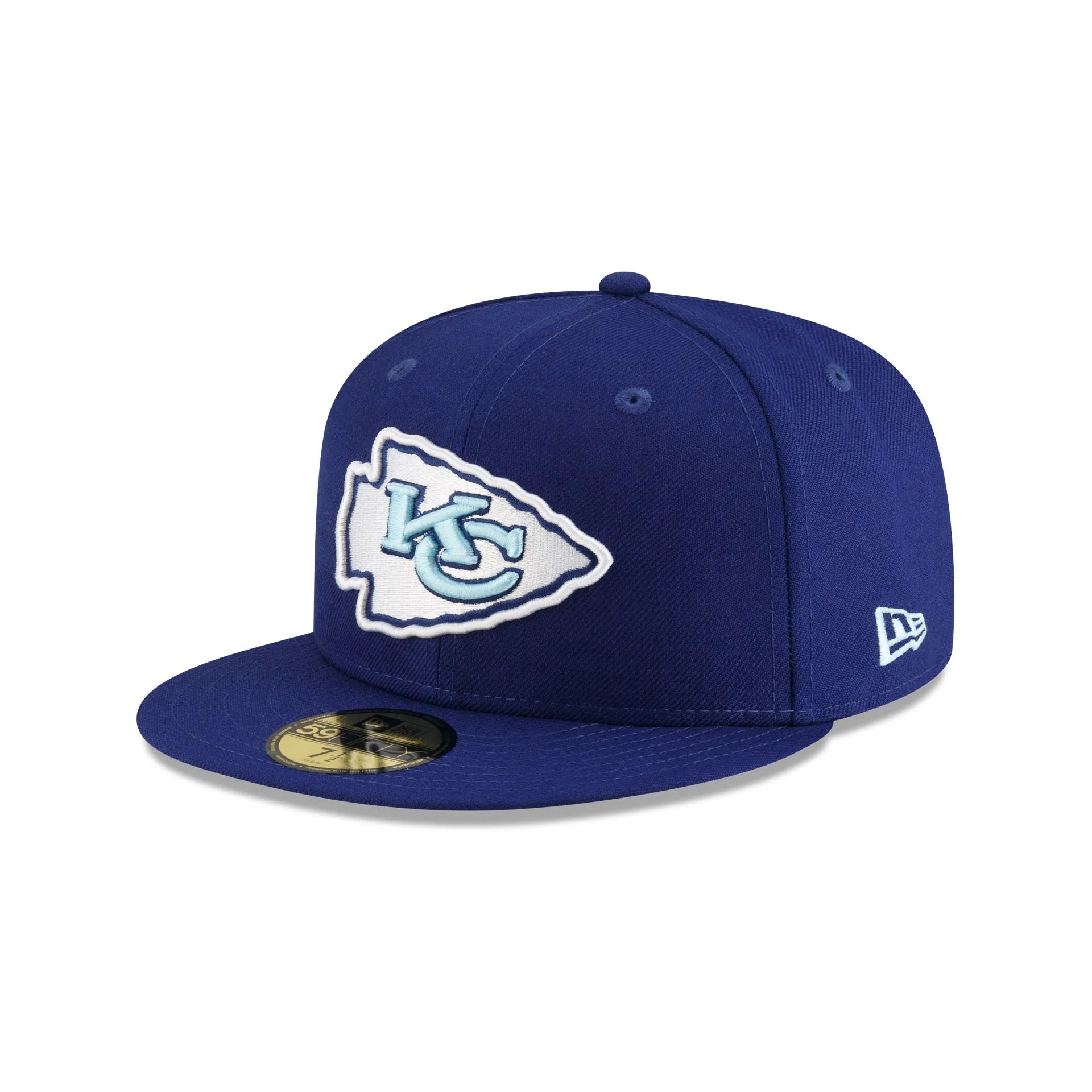 Just Caps Dark Royal Kansas City Chiefs 59FIFTY Fitted Hat sold by New Era product image thumbnail 3