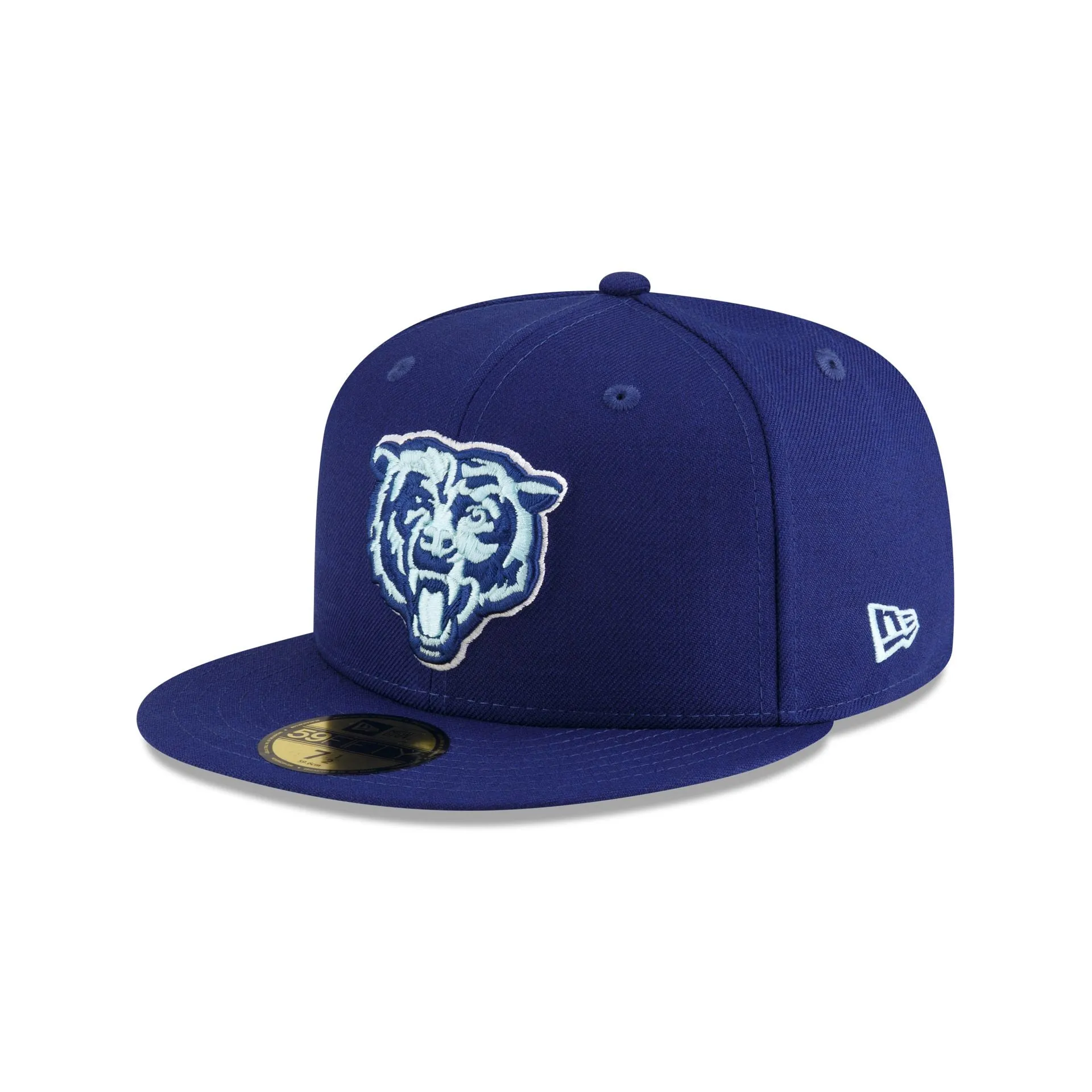 Just Caps Dark Royal Chicago Bears 59FIFTY Fitted Hat sold by New Era product image thumbnail 3