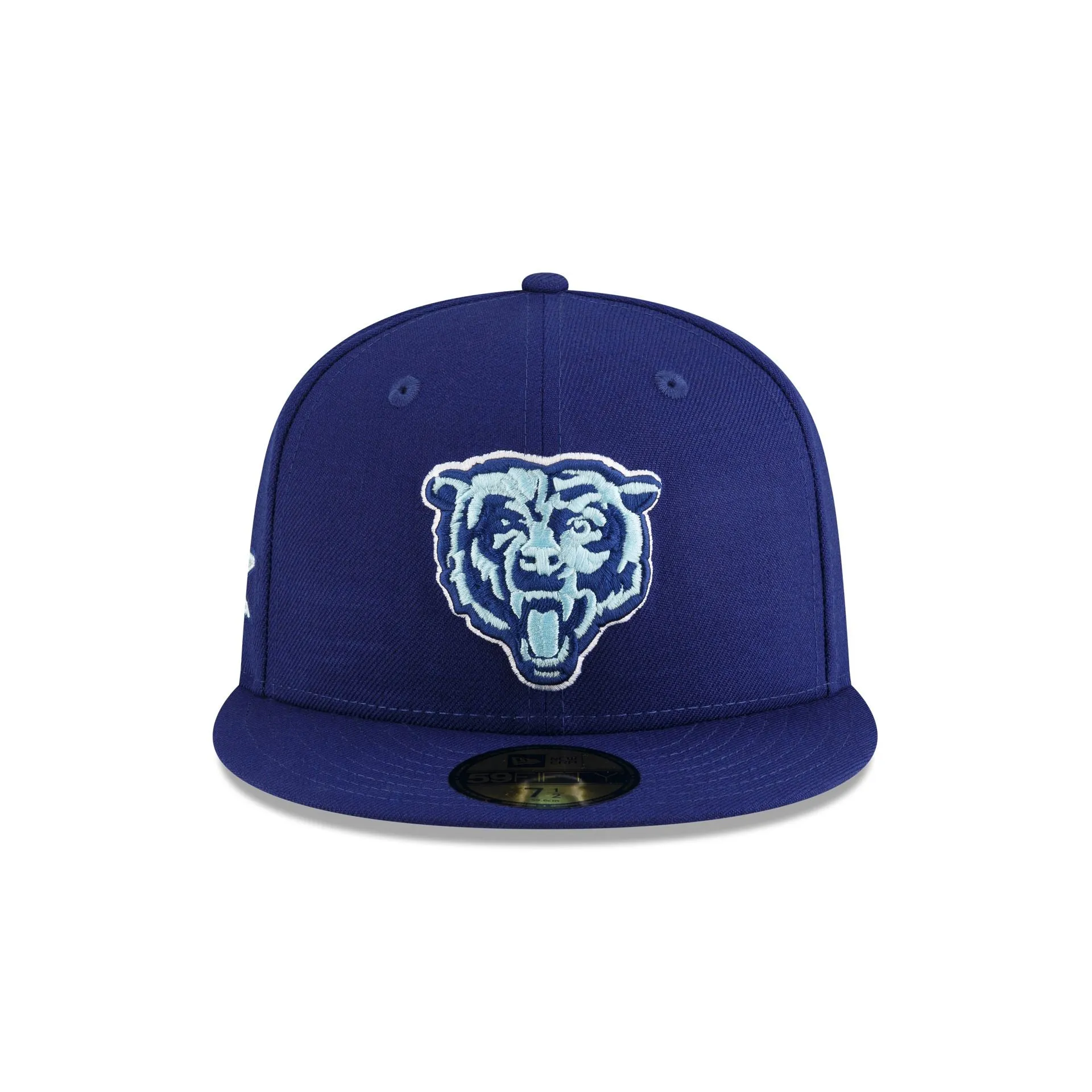 Just Caps Dark Royal Chicago Bears 59FIFTY Fitted Hat sold by New Era product image thumbnail 2