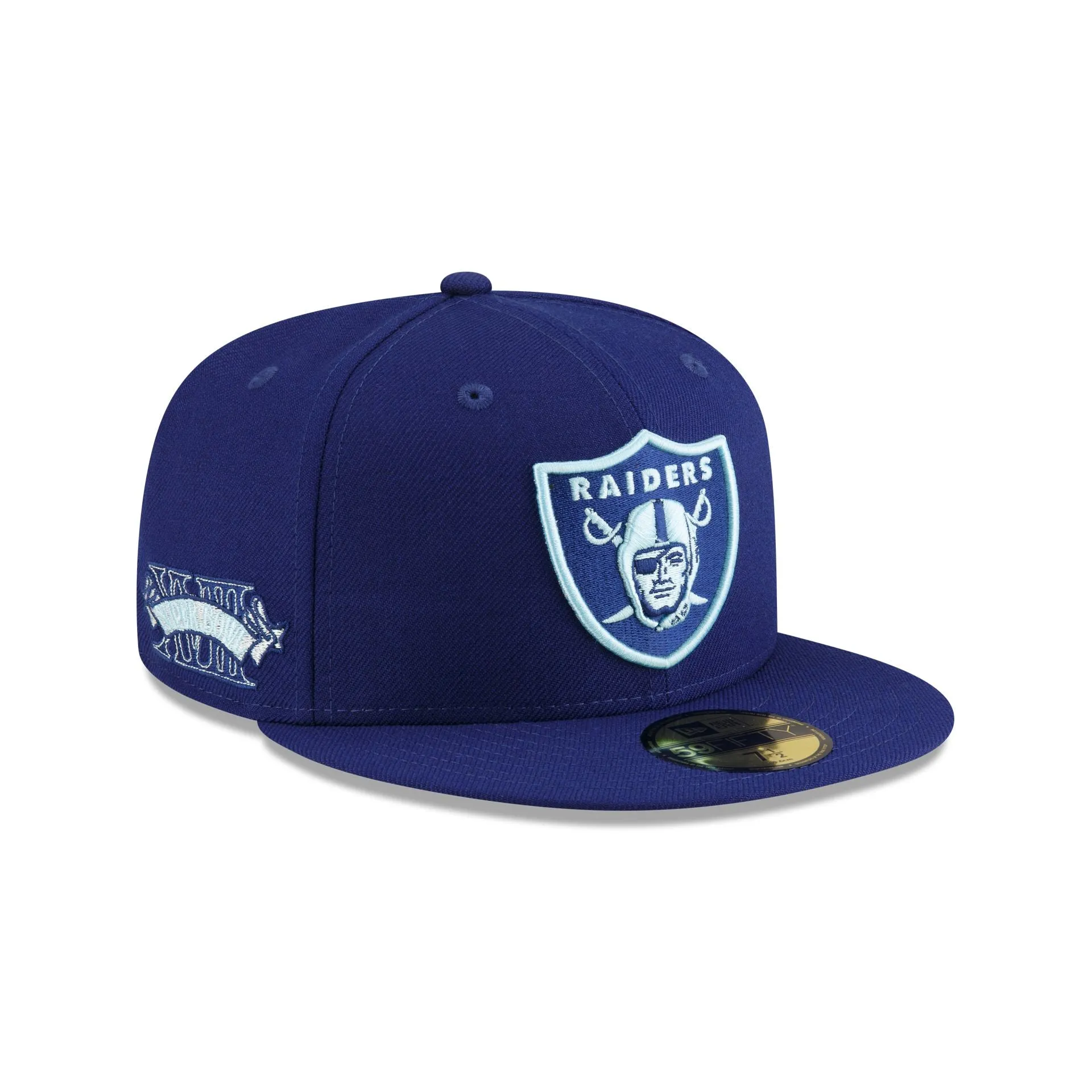 Just Caps Dark Royal Las Vegas Raiders 59FIFTY Fitted Hat sold by New Era
