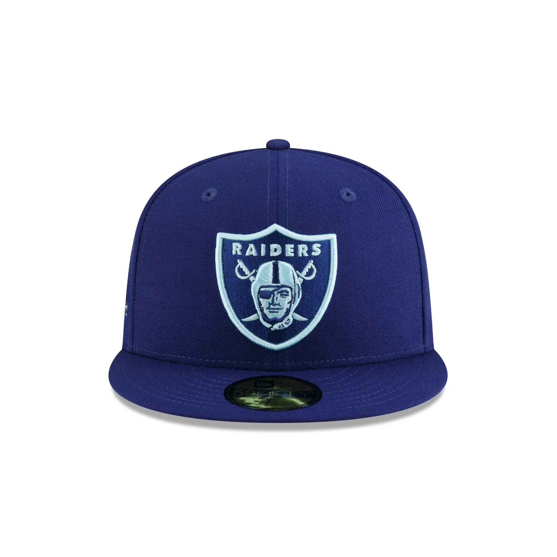 Just Caps Dark Royal Las Vegas Raiders 59FIFTY Fitted Hat sold by New Era product image thumbnail 2
