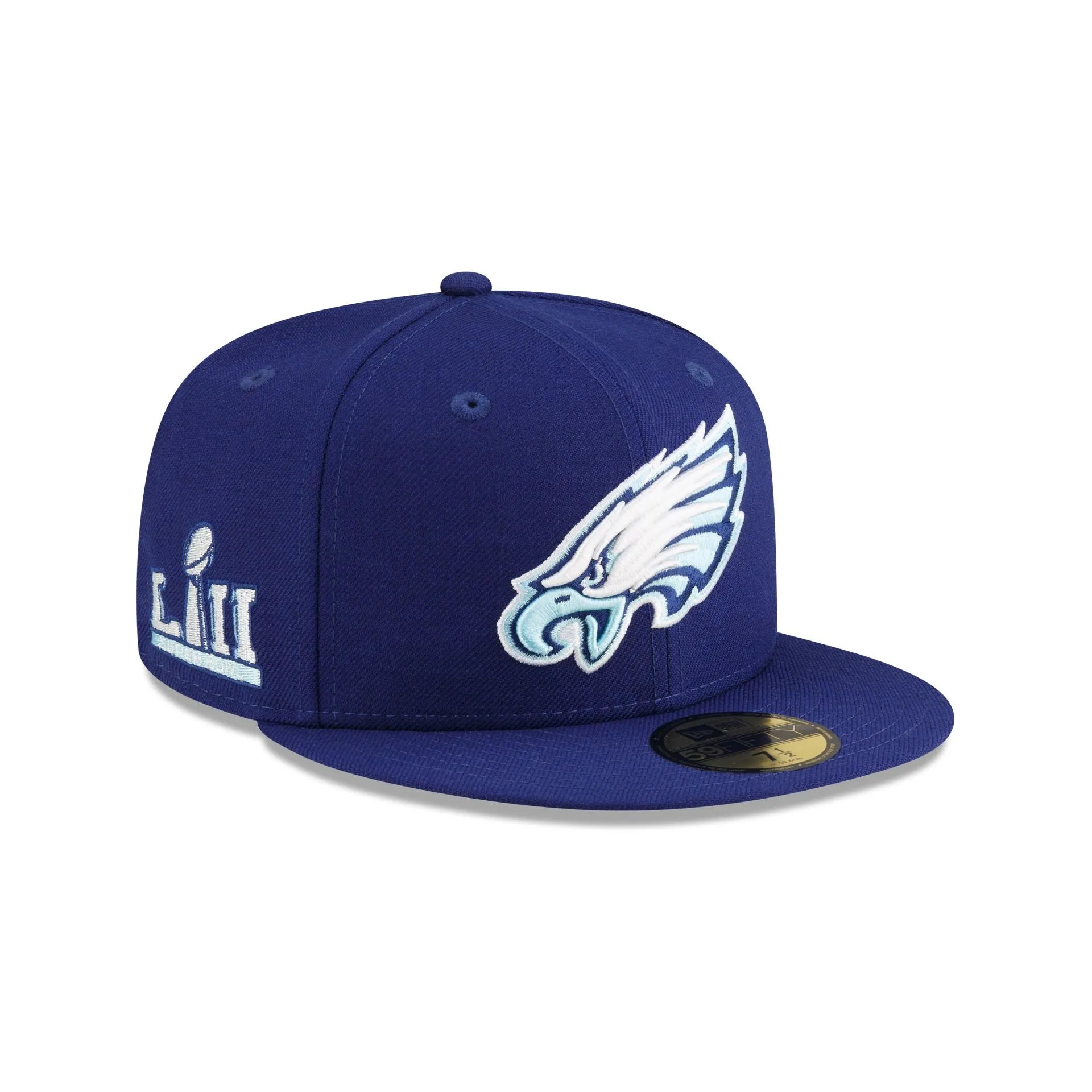 Just Caps Dark Royal Philadelphia Eagles 59FIFTY Fitted Hat sold by New Era