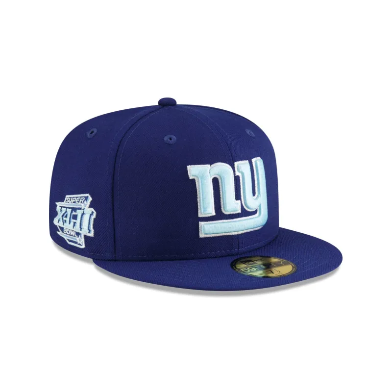 Just Caps Dark Royal New York Giants 59FIFTY Fitted Hat sold by New Era
