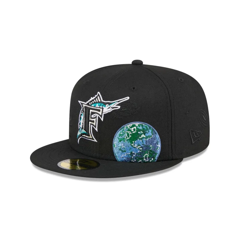 Miami Marlins Global 59FIFTY Fitted Hat sold by New Era
