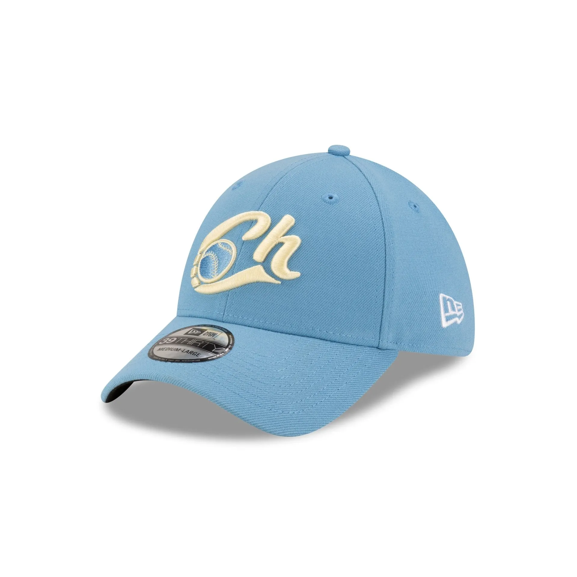 Charros De Jalisco Sky Blue 39THIRTY Stretch Fit Hat sold by New Era