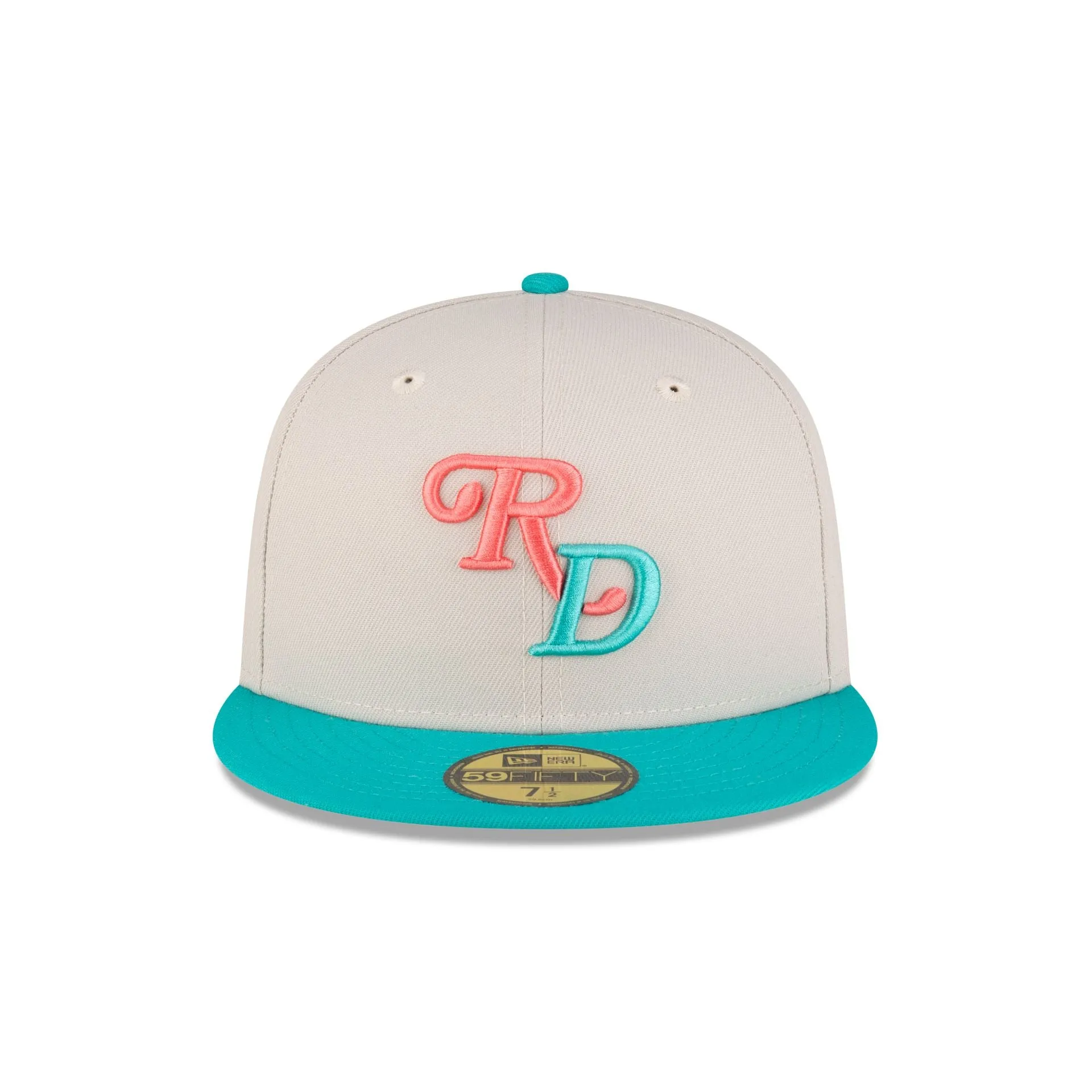 Dominican Republic Teal Script 59FIFTY Fitted Hat sold by New Era product image thumbnail 2