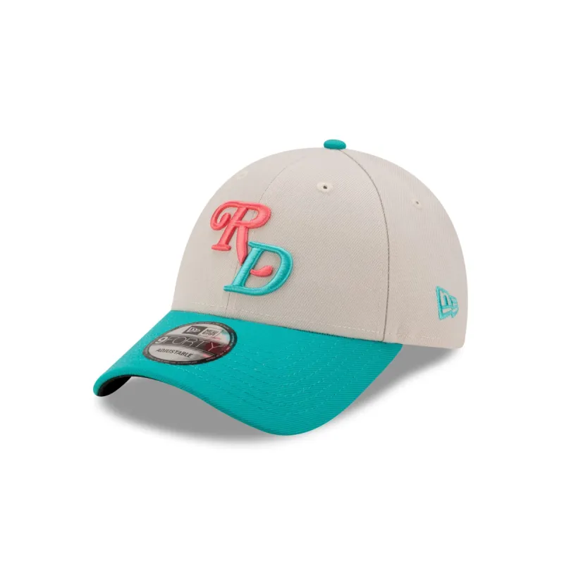 Dominican Republic Teal Script 9FORTY Snapback Hat sold by New Era