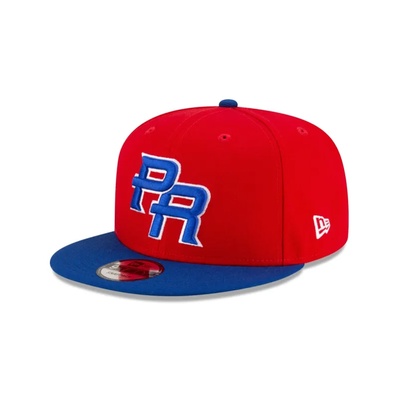 Puerto Rico Red 9FIFTY Snapback Hat sold by New Era