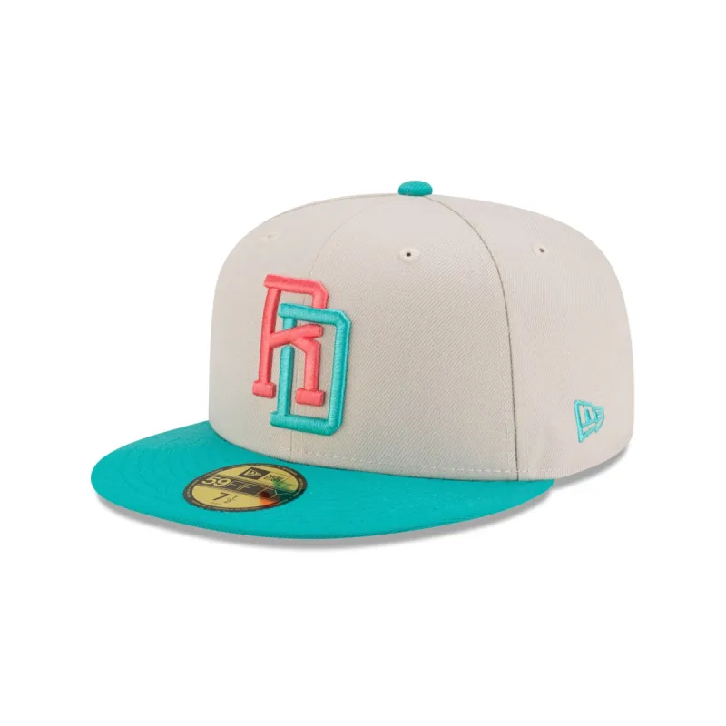 Dominican Republic Teal 59FIFTY Fitted Hat sold by New Era