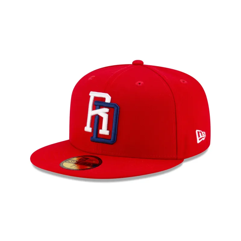 Dominican Republic Red 59FIFTY Fitted Hat sold by New Era