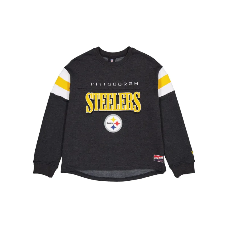 Pittsburgh Steelers Throwback Women's Crewneck sold by New Era