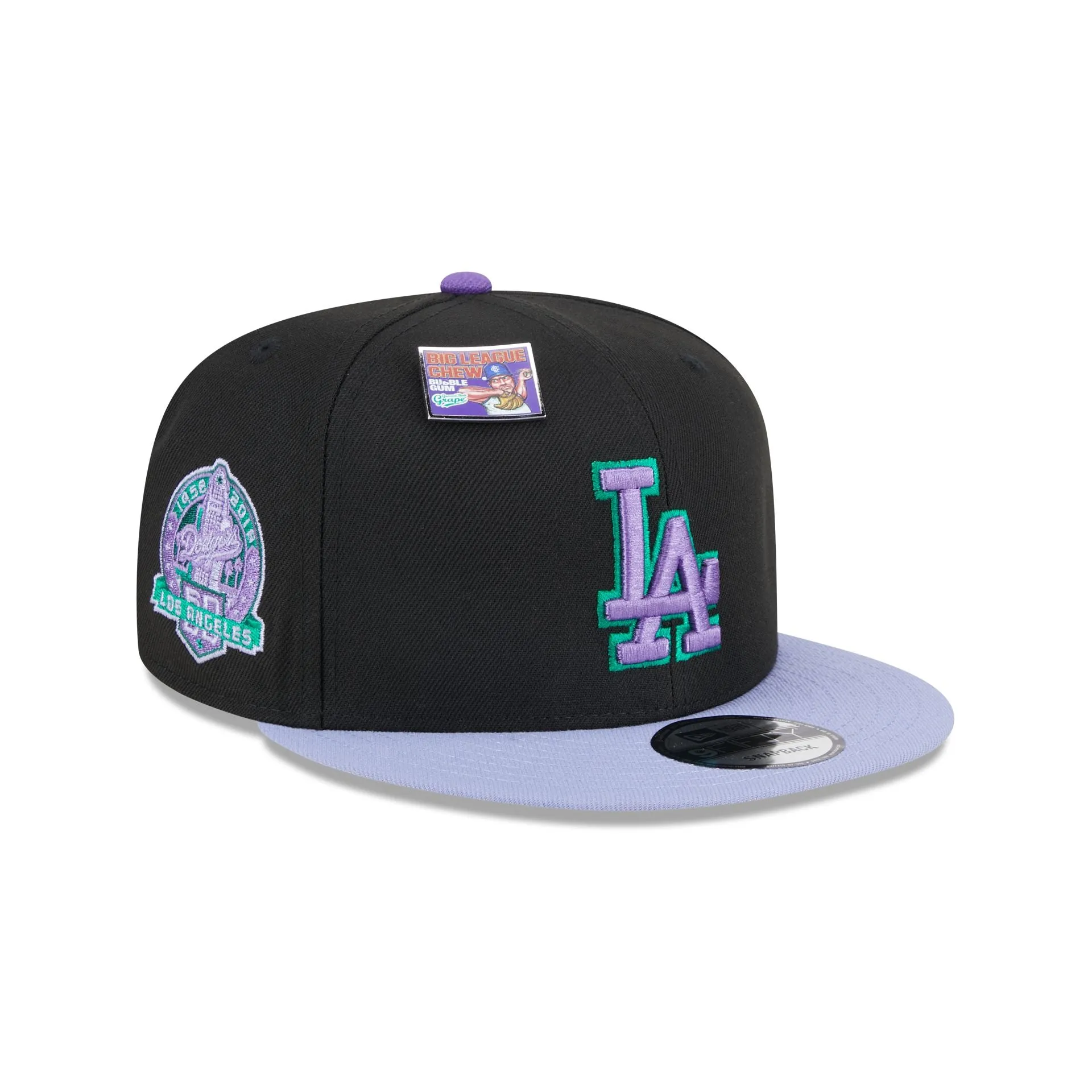 Big League Chew X Los Angeles Dodgers Grape 9FIFTY Snapback Hat sold by New Era