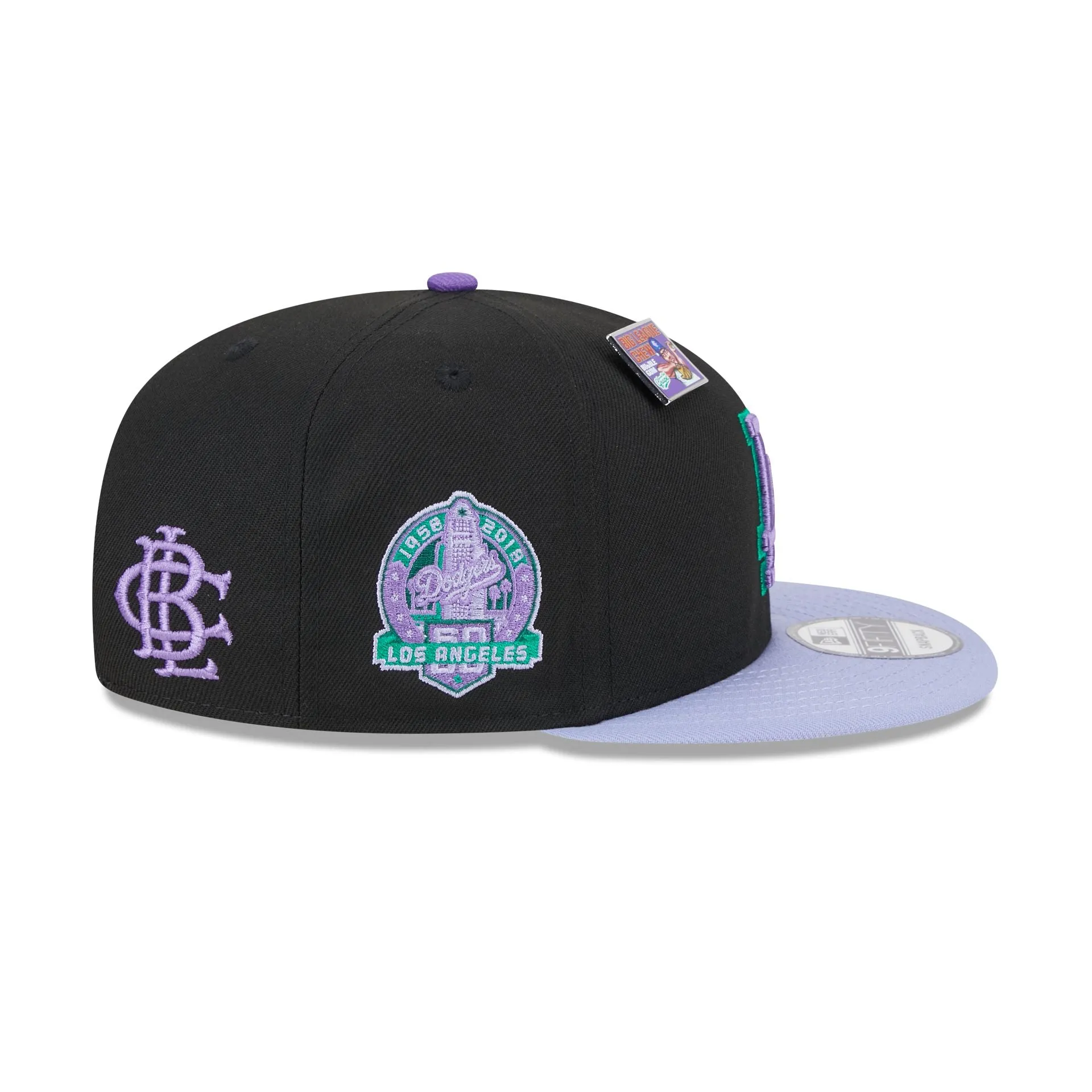 Big League Chew X Los Angeles Dodgers Grape 9FIFTY Snapback Hat sold by New Era product image thumbnail 4