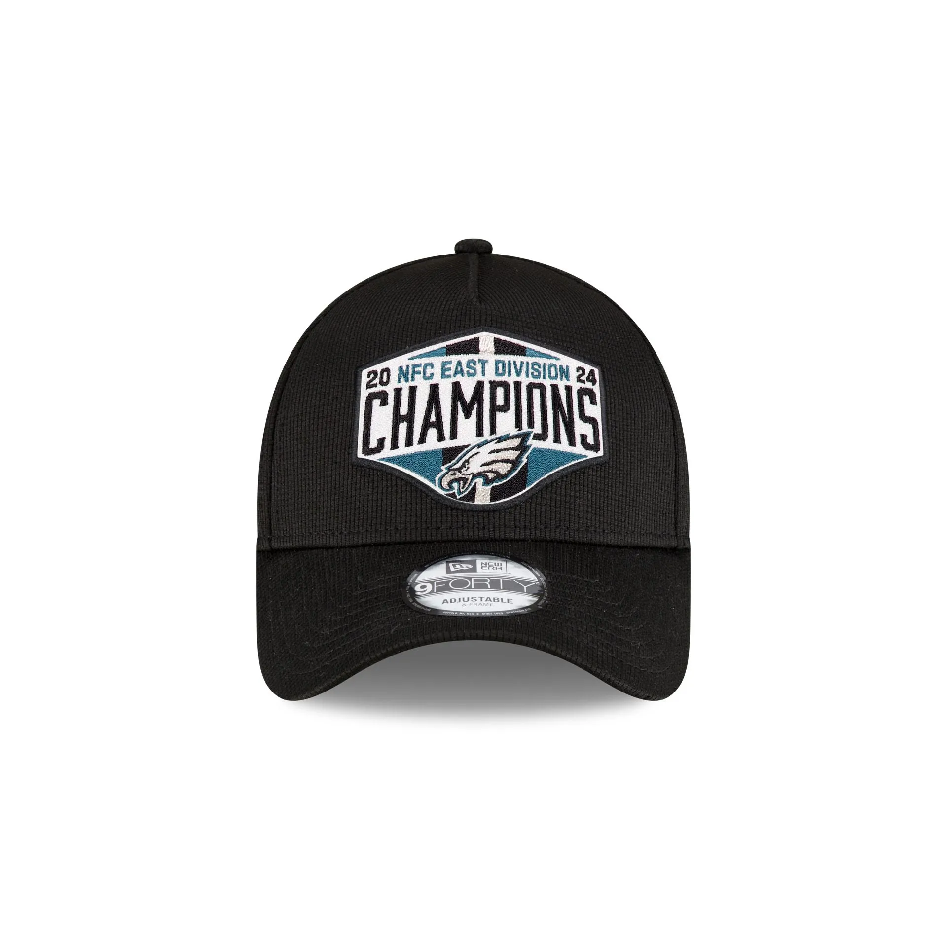 Philadelphia Eagles 2024 Division Champion Locker Room 9FORTY A-Frame Snapback Hat sold by New Era product image thumbnail 2