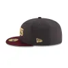 Just Caps Graphite Maroon Tampa Bay Rays 59FIFTY Fitted Hat sold by New Era