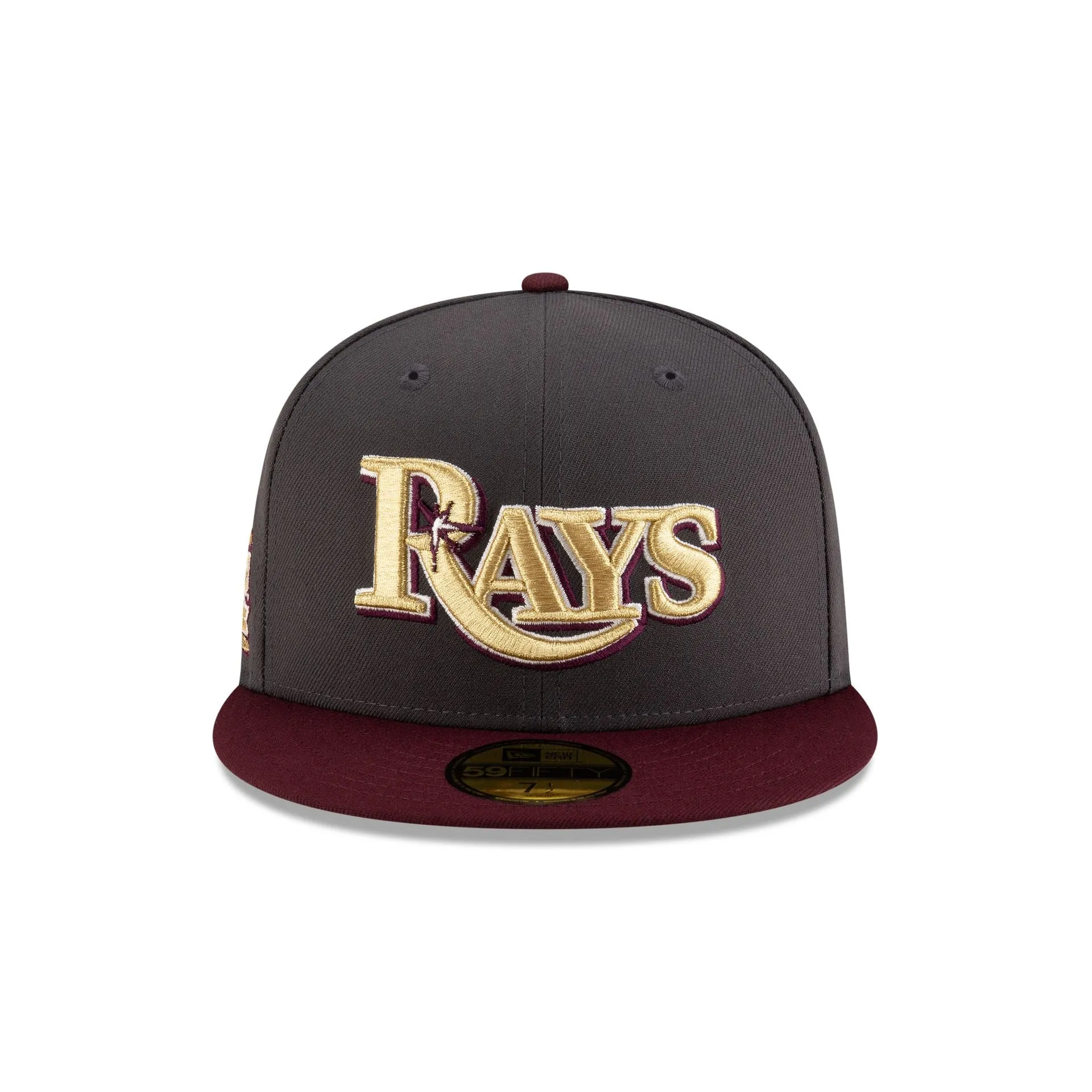 Just Caps Graphite Maroon Tampa Bay Rays 59FIFTY Fitted Hat sold by New Era product image thumbnail 2
