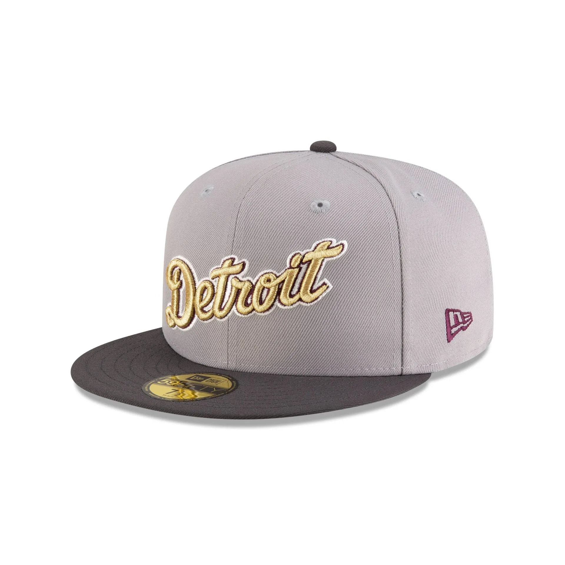 Just Caps Graphite Maroon Detroit Tigers 59FIFTY Fitted Hat sold by New Era product image thumbnail 3