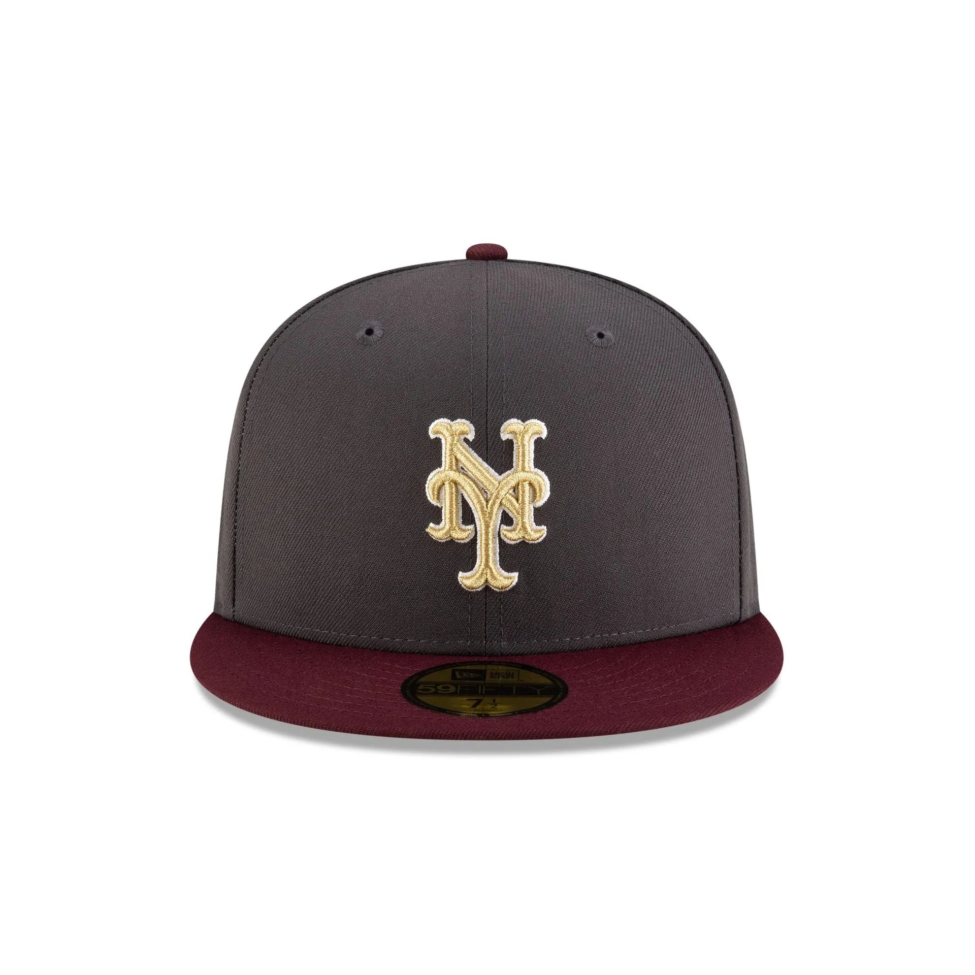 Just Caps Graphite Maroon New York Mets 59FIFTY Fitted Hat sold by New Era product image thumbnail 2