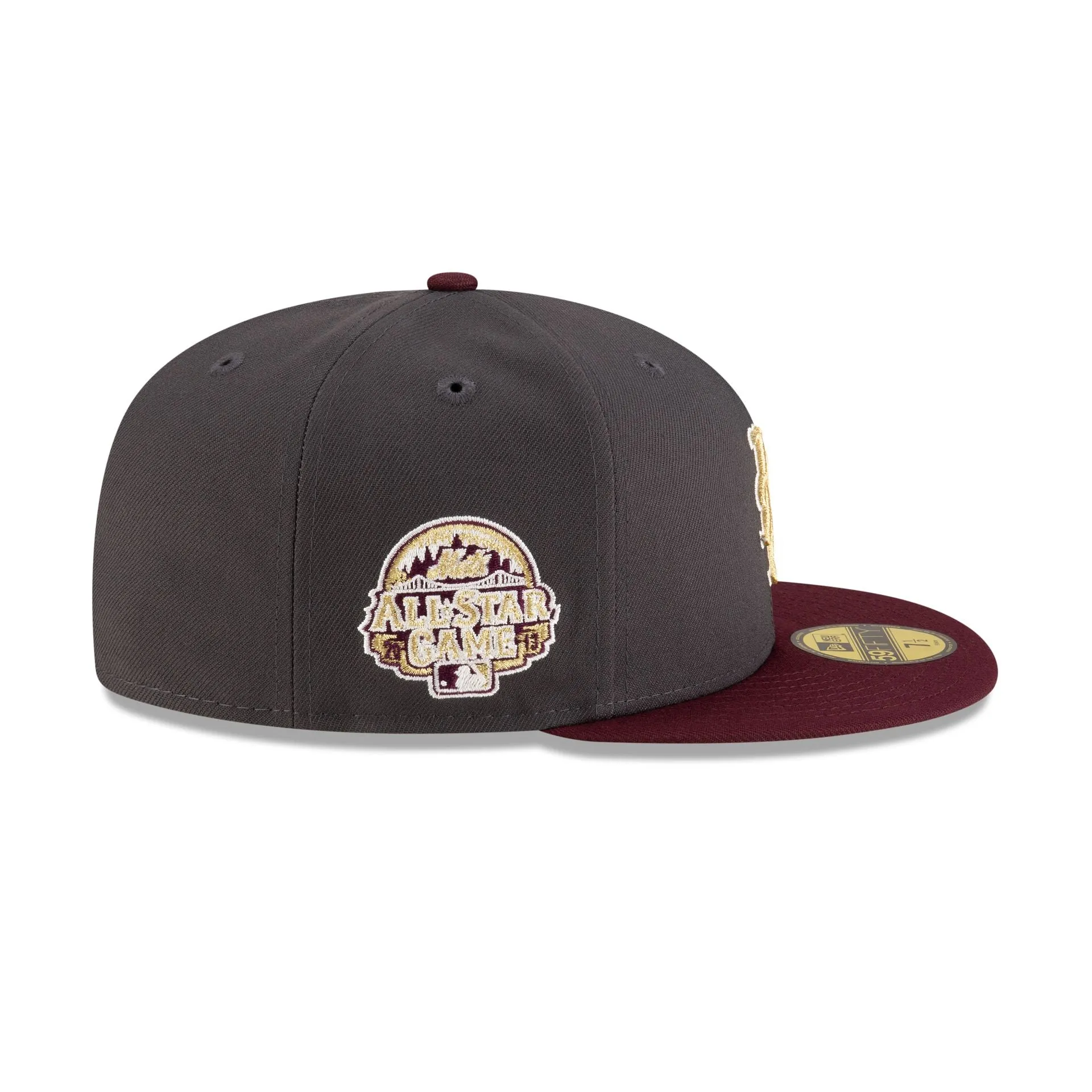 Just Caps Graphite Maroon New York Mets 59FIFTY Fitted Hat sold by New Era product image thumbnail 4