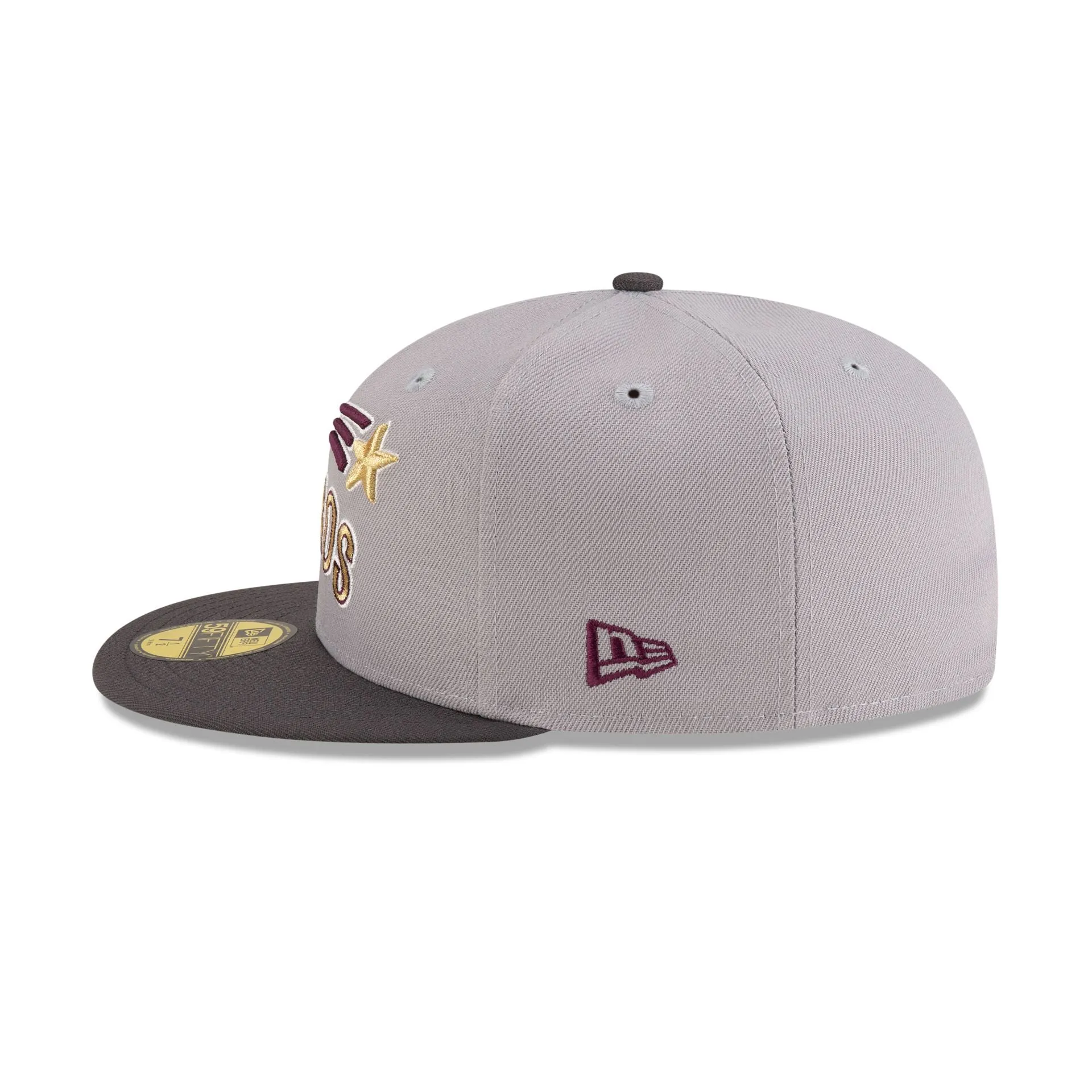 Just Caps Graphite Maroon Houston Astros 59FIFTY Fitted Hat sold by New Era product image thumbnail 5