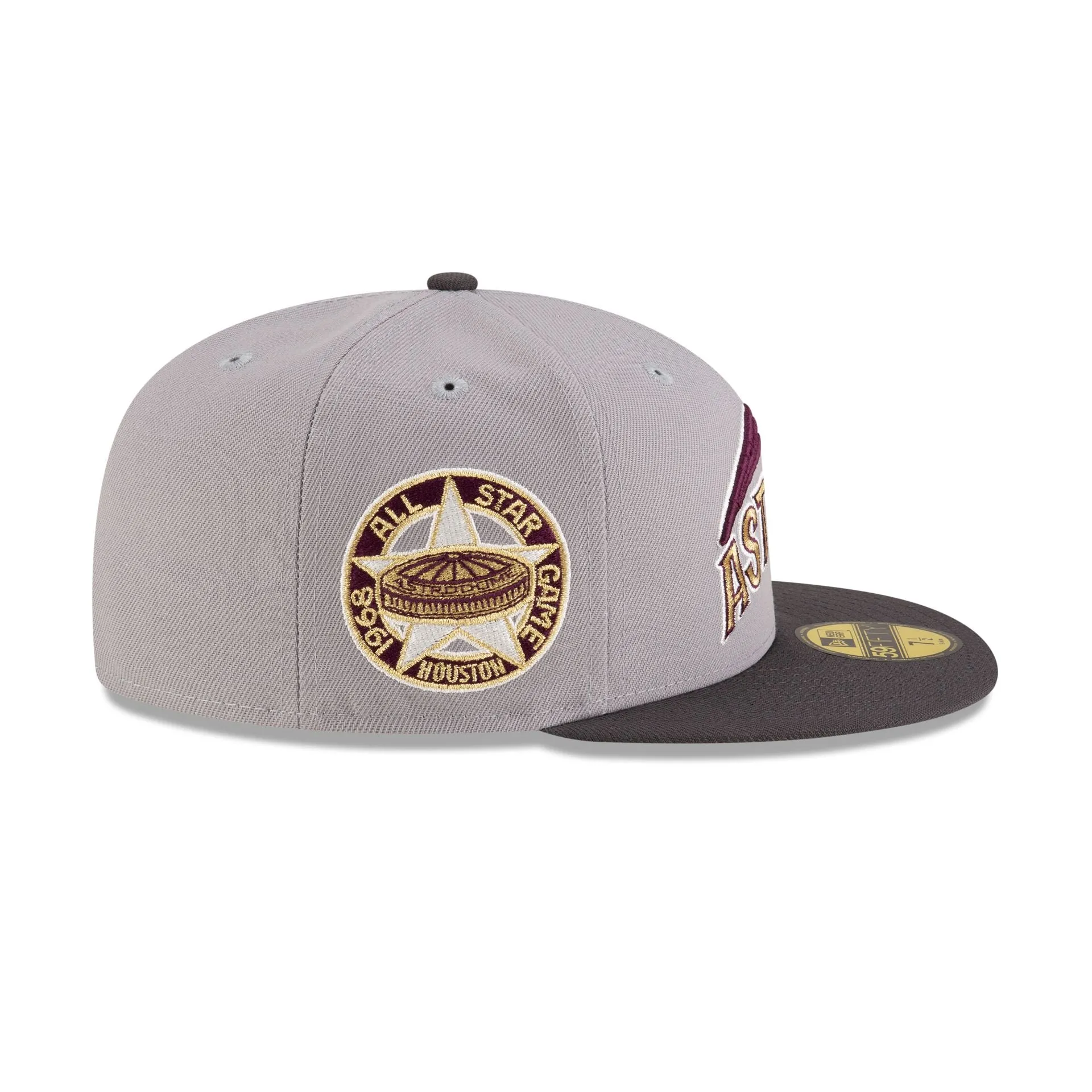 Just Caps Graphite Maroon Houston Astros 59FIFTY Fitted Hat sold by New Era product image thumbnail 4