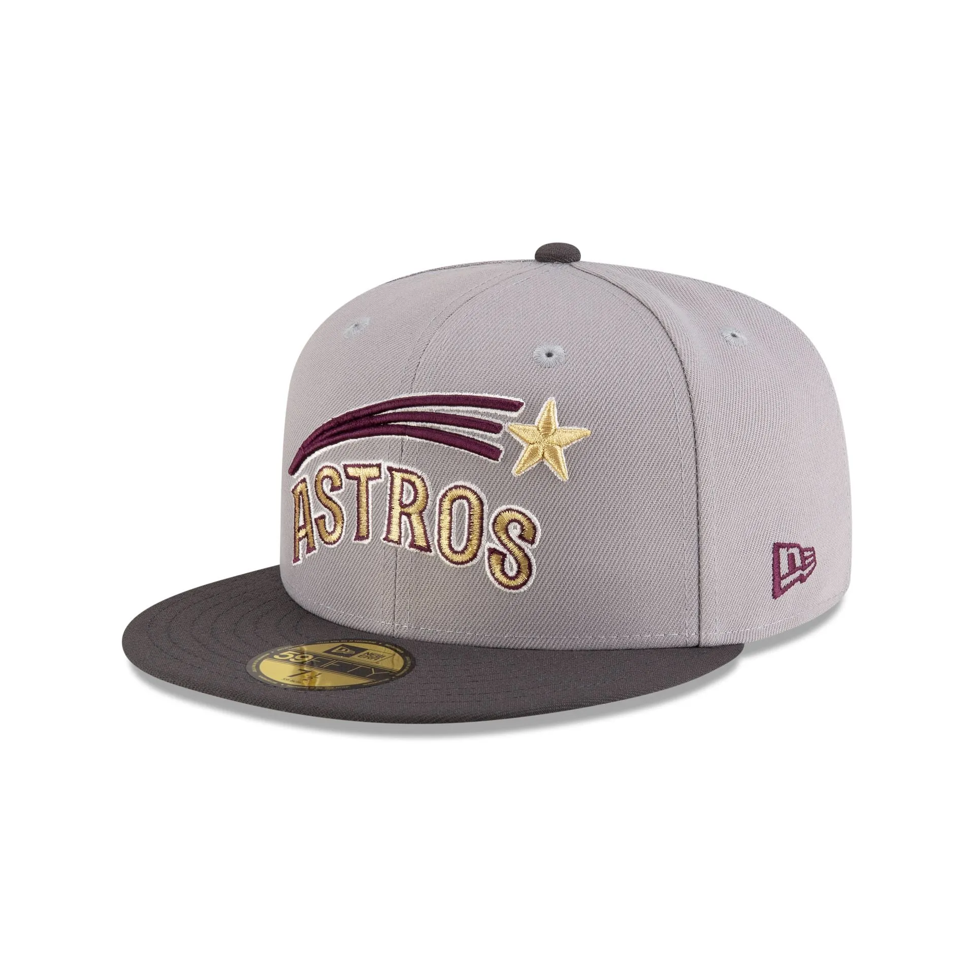 Just Caps Graphite Maroon Houston Astros 59FIFTY Fitted Hat sold by New Era product image thumbnail 3