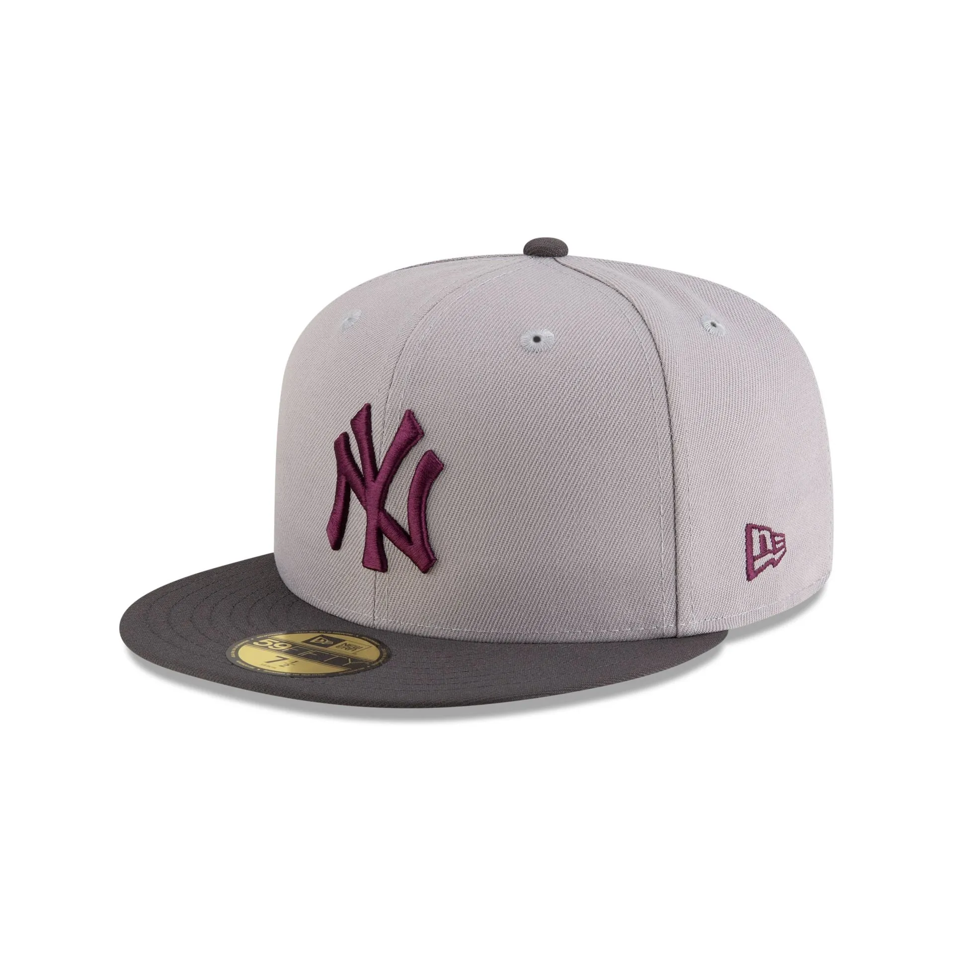 Just Caps Graphite Maroon New York Yankees 59FIFTY Fitted Hat sold by New Era product image thumbnail 3