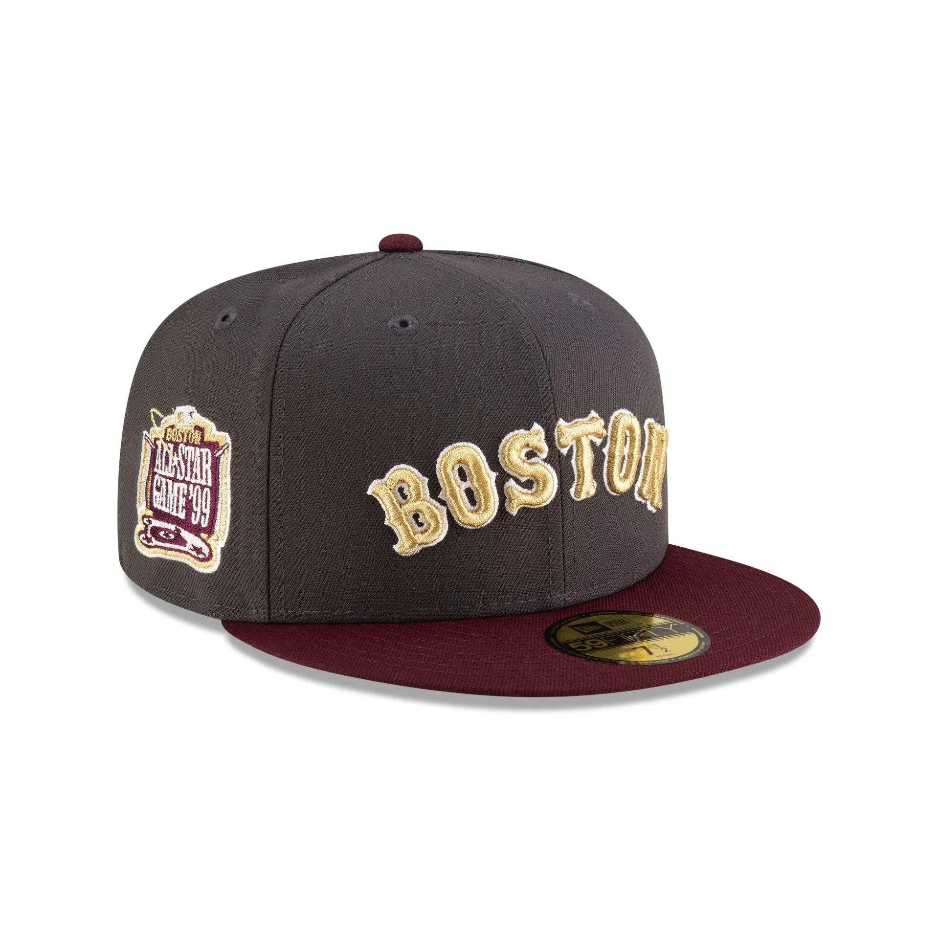 Just Caps Graphite Maroon Boston Red Sox 59FIFTY Fitted Hat sold by New Era