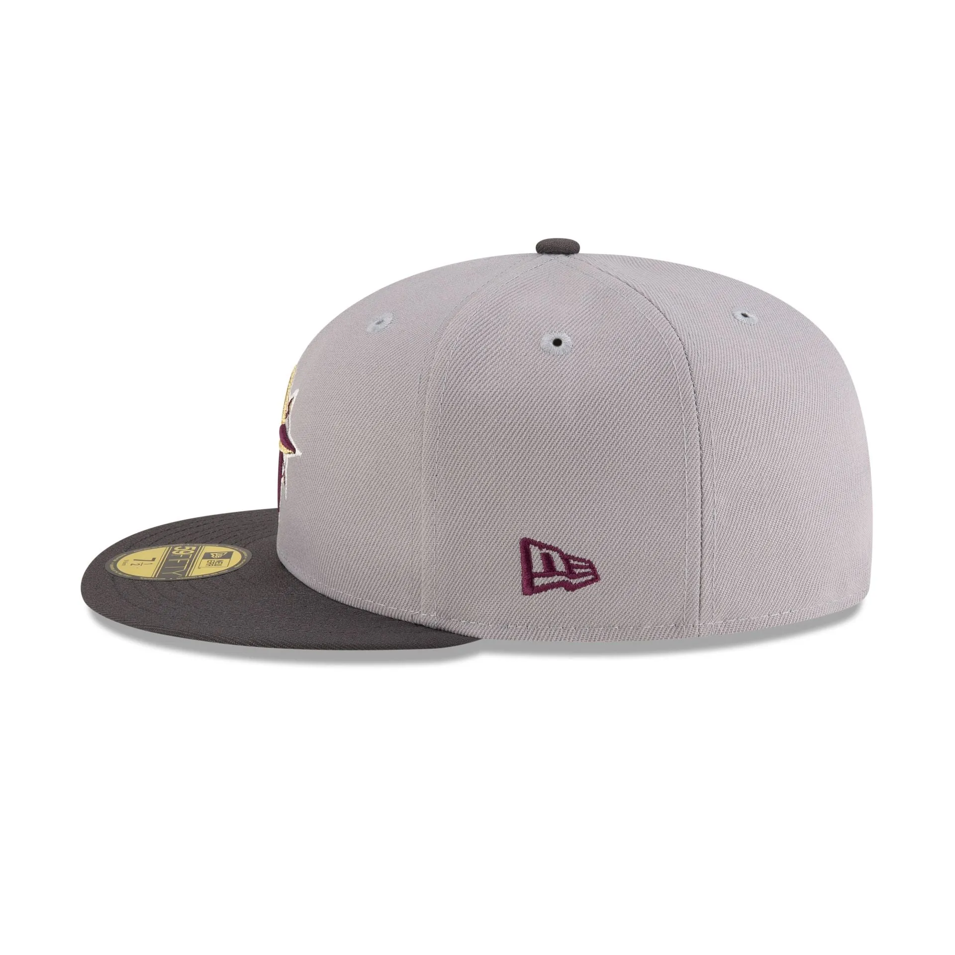 Just Caps Graphite Maroon Seattle Mariners 59FIFTY Fitted Hat sold by New Era product image thumbnail 5
