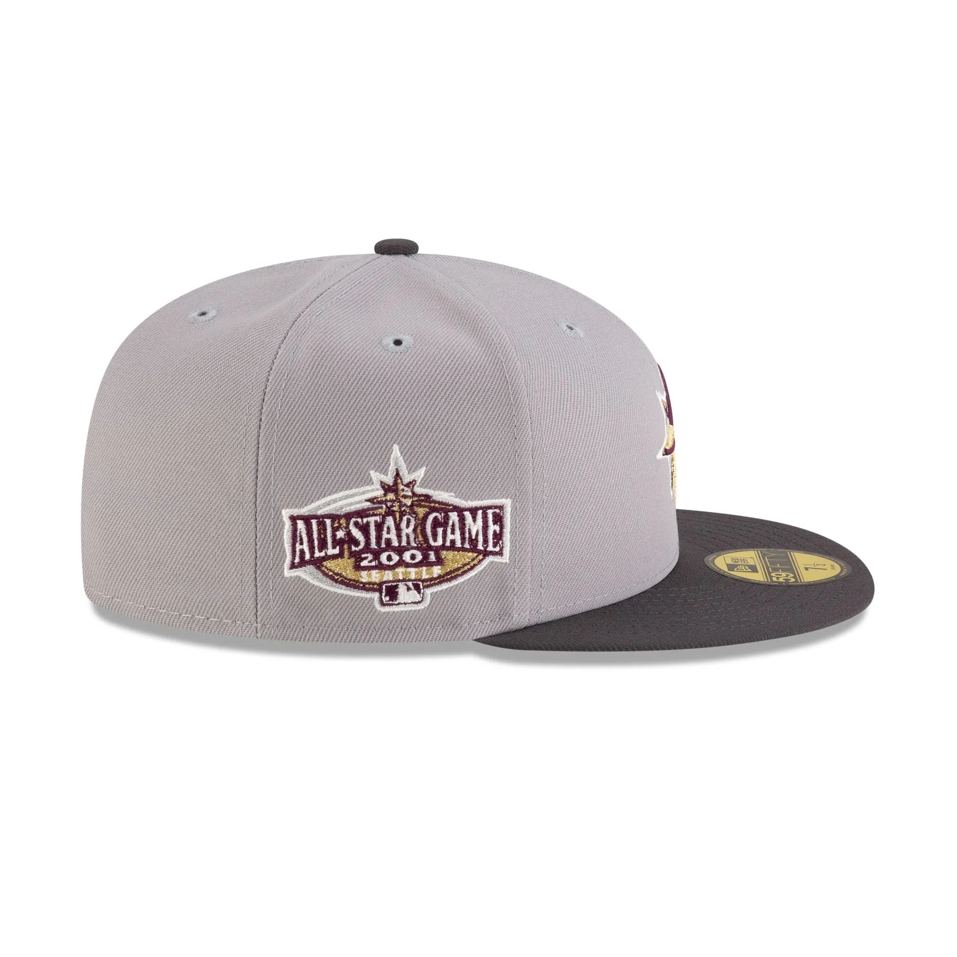 Just Caps Graphite Maroon Seattle Mariners 59FIFTY Fitted Hat sold by New Era product image thumbnail 4