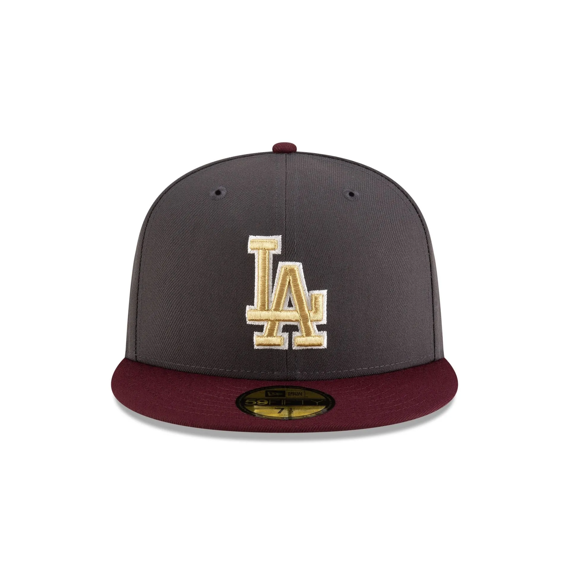 Just Caps Graphite Maroon Los Angeles Dodgers 59FIFTY Fitted Hat sold by New Era product image thumbnail 2