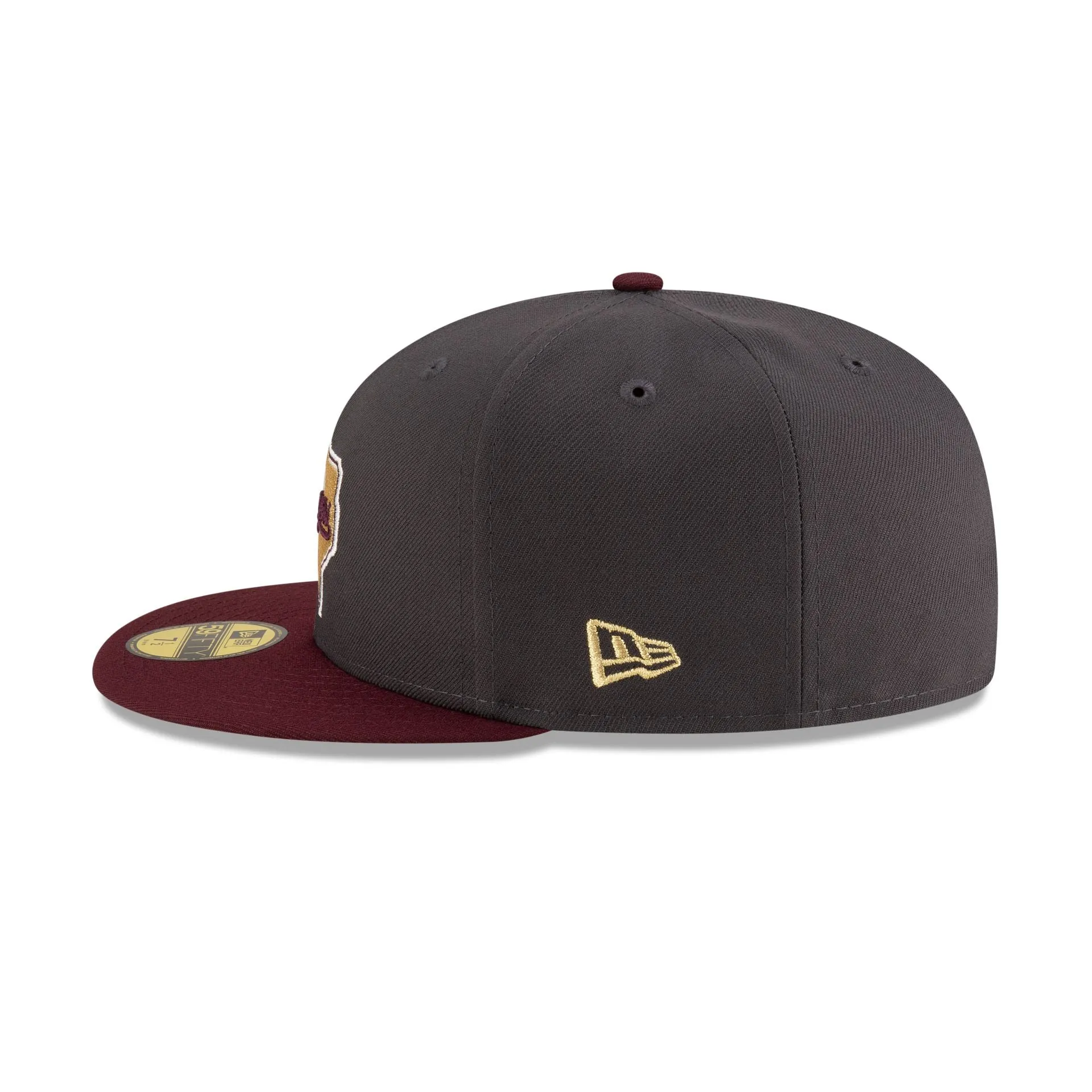Just Caps Graphite Maroon Texas Rangers 59FIFTY Fitted Hat sold by New Era product image thumbnail 5