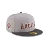 Just Caps Graphite Maroon Los Angeles Angels 59FIFTY Fitted Hat sold by New Era