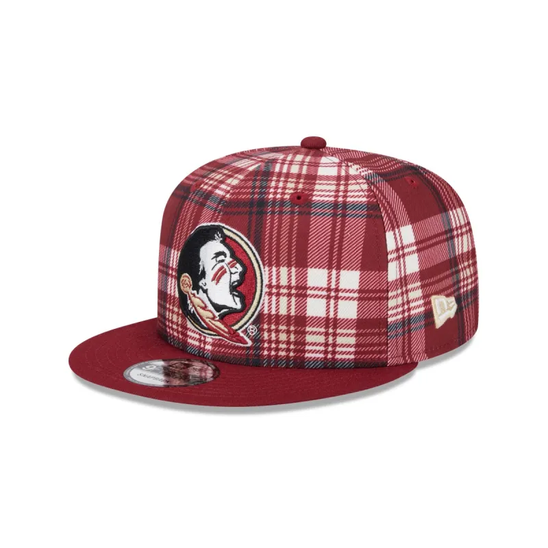Florida State Seminoles Plaid 9FIFTY Snapback Hat sold by New Era