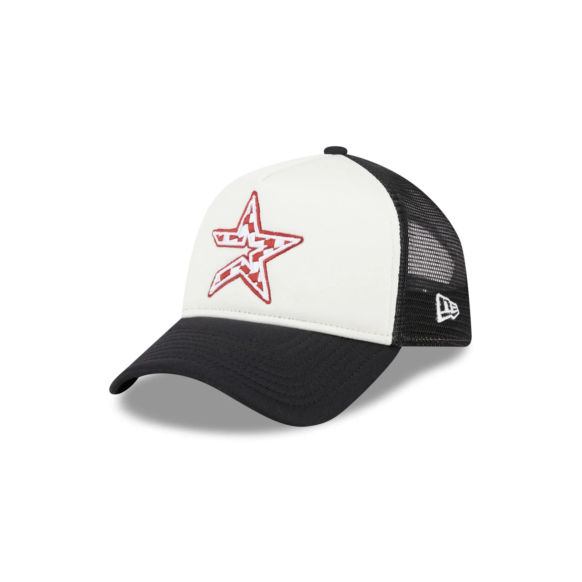 Houston Astros Checkered Flag 9FORTY A-Frame Trucker Hat sold by New Era product image thumbnail 3