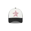 Houston Astros Checkered Flag 9FORTY A-Frame Trucker Hat sold by New Era