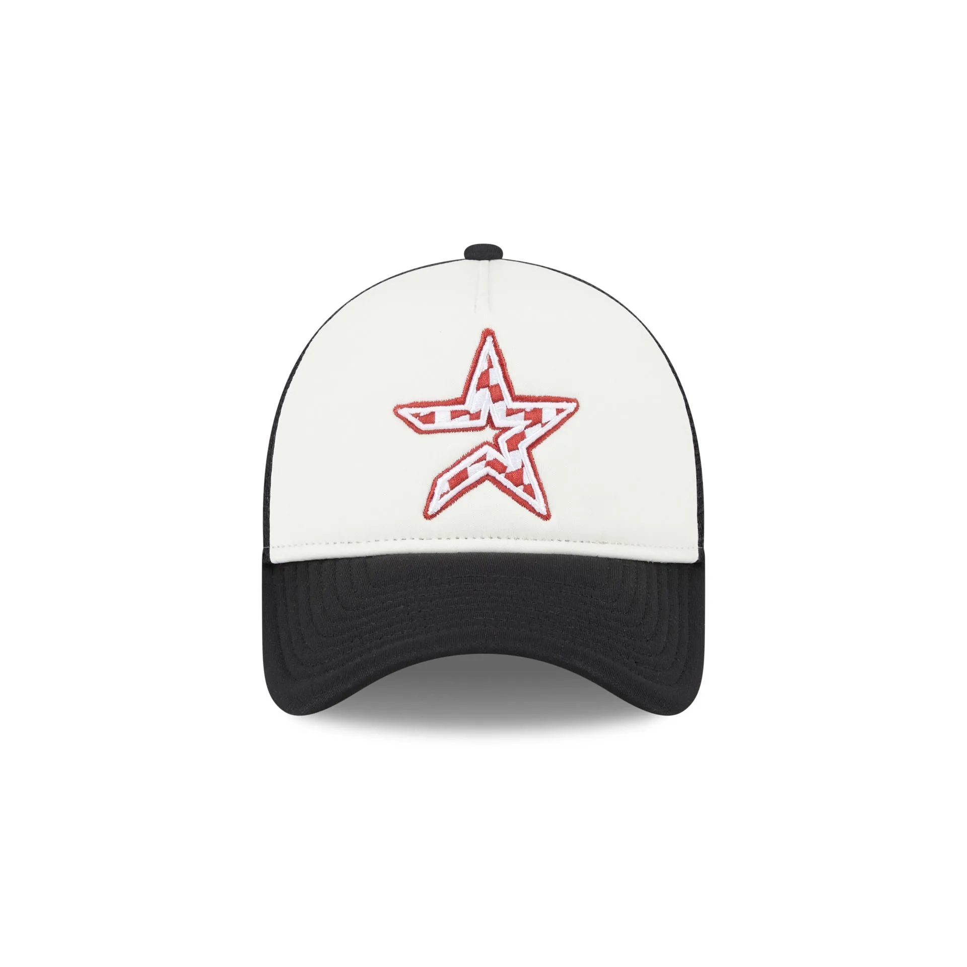 Houston Astros Checkered Flag 9FORTY A-Frame Trucker Hat sold by New Era product image thumbnail 2