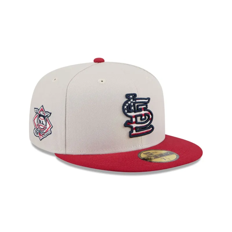 St. Louis Cardinals Independence Day 2024 59FIFTY Fitted Hat sold by New Era