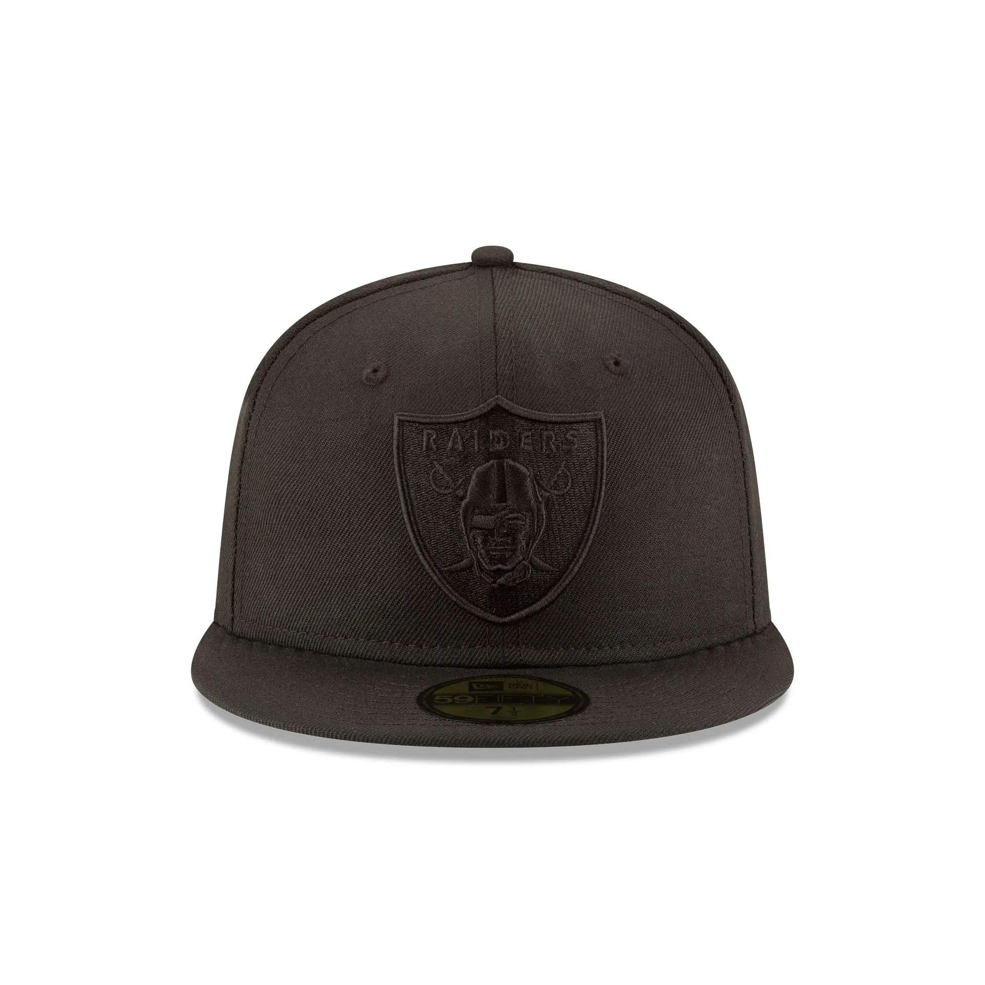 Las Vegas Raiders Black on Black 59FIFTY Fitted Hat sold by New Era product image thumbnail 2