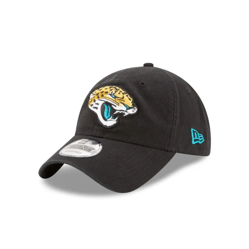 Jacksonville Jaguars Core Classic Black 9TWENTY Adjustable Hat sold by New Era