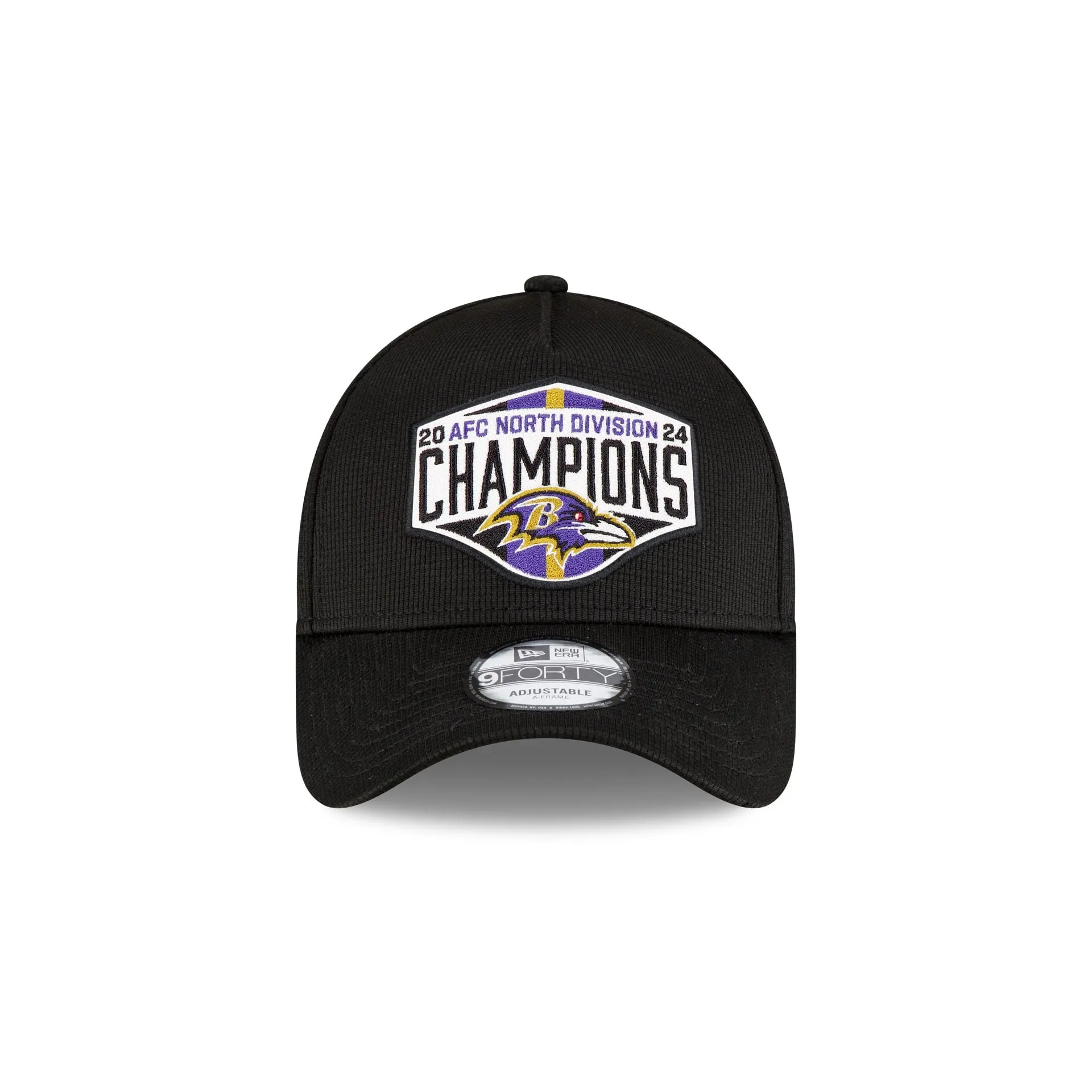 Baltimore Ravens 2024 Division Champion Locker Room 9FORTY A-Frame Snapback Hat sold by New Era product image thumbnail 2