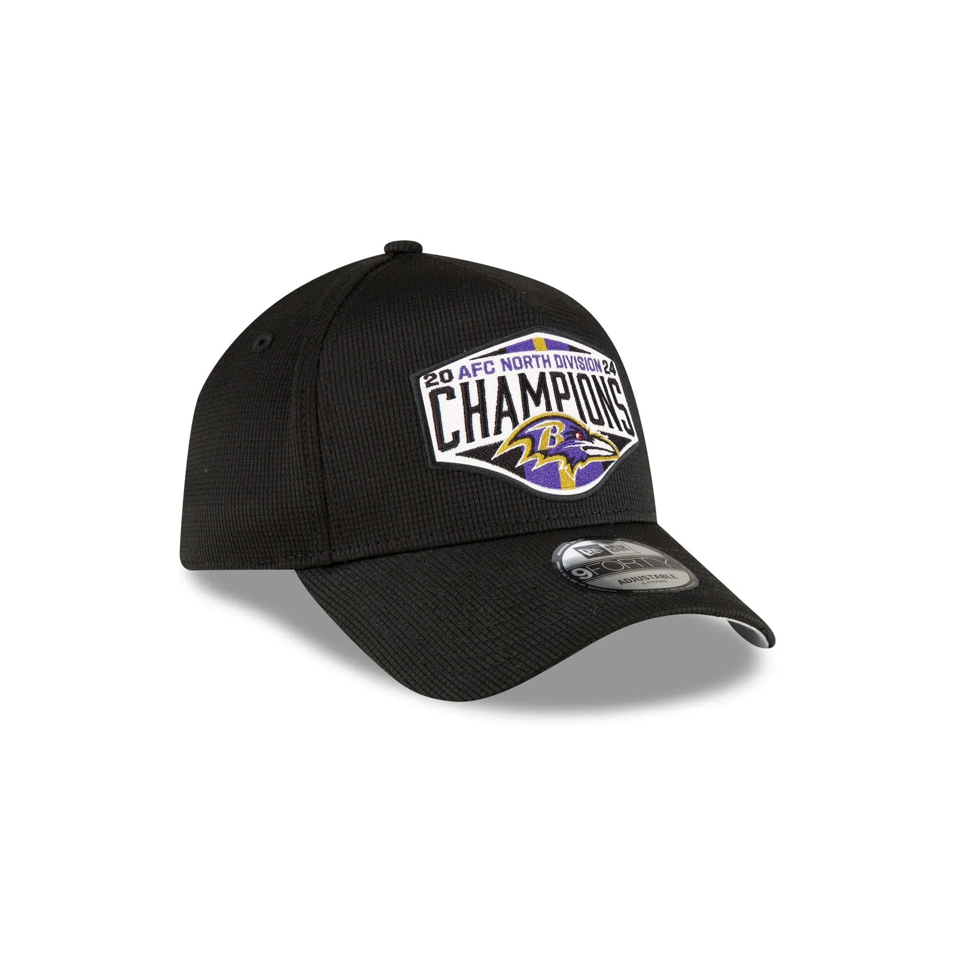 Baltimore Ravens 2024 Division Champion Locker Room 9FORTY A-Frame Snapback Hat sold by New Era product image thumbnail 3