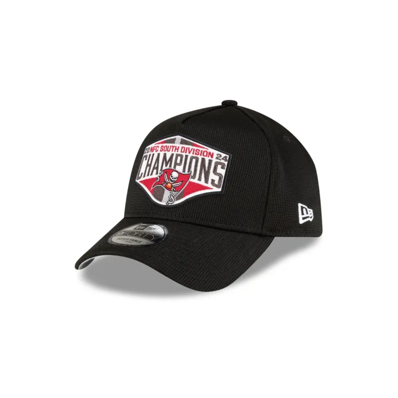 Tampa Bay Buccaneers 2024 Division Champion Locker Room 9FORTY A-Frame Snapback Hat sold by New Era