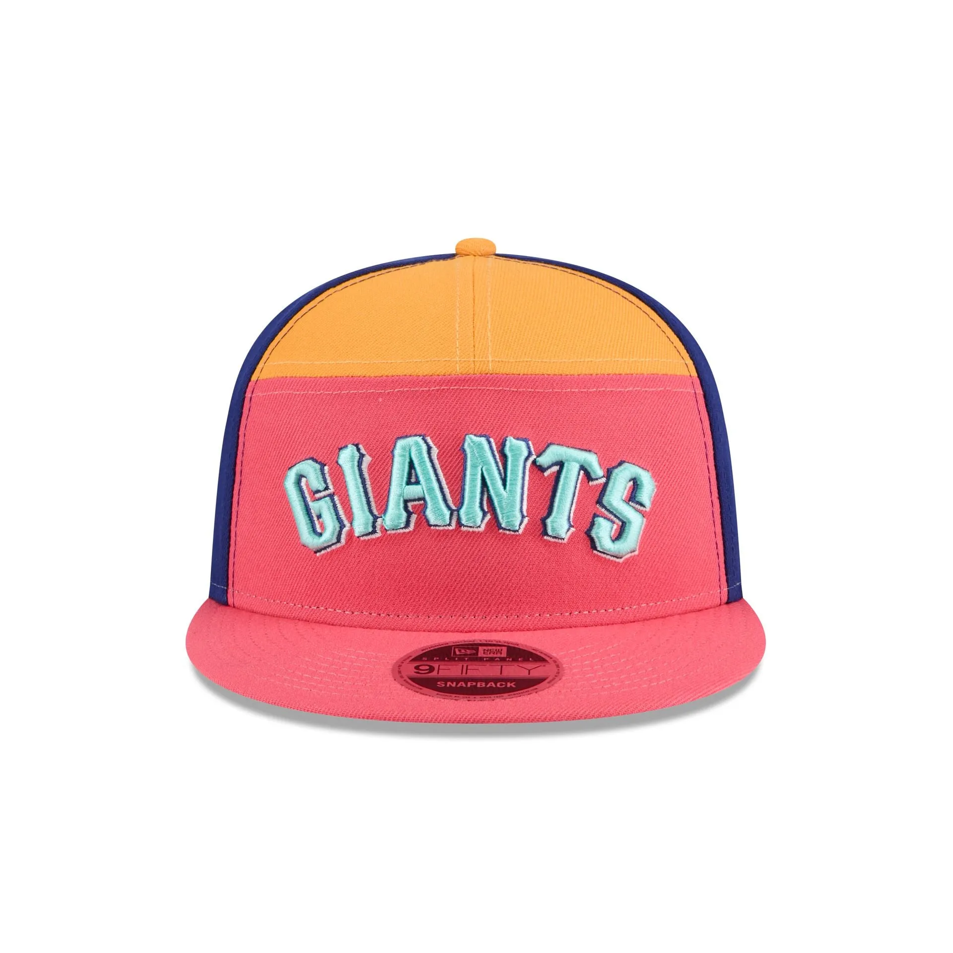 San Francisco Giants Coral Split Panel 9FIFTY Snapback Hat sold by New Era product image thumbnail 2