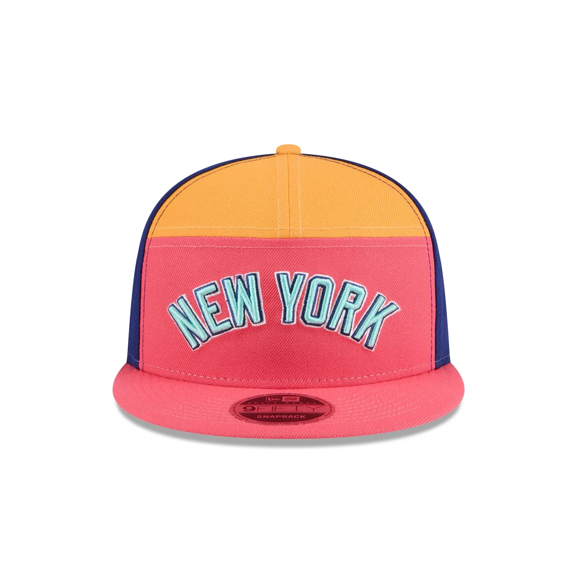 New York Yankees Coral Split Panel 9FIFTY Snapback Hat sold by New Era product image thumbnail 2
