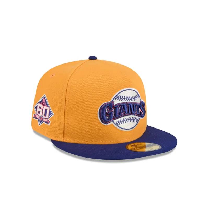 San Francisco Giants Gold 59FIFTY A-Frame Fitted Hat sold by New Era