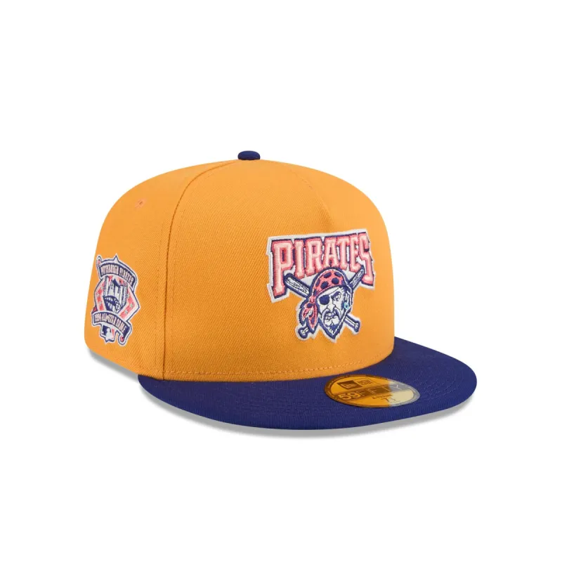 Pittsburgh Pirates Gold 59FIFTY A-Frame Fitted Hat sold by New Era